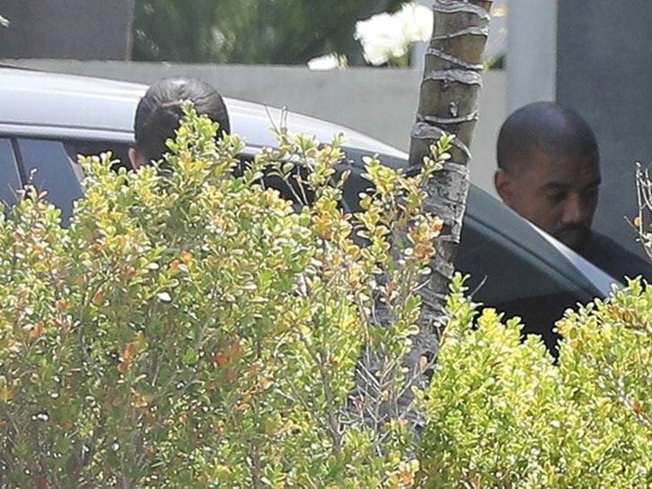 Kim and Kanye in Malibu