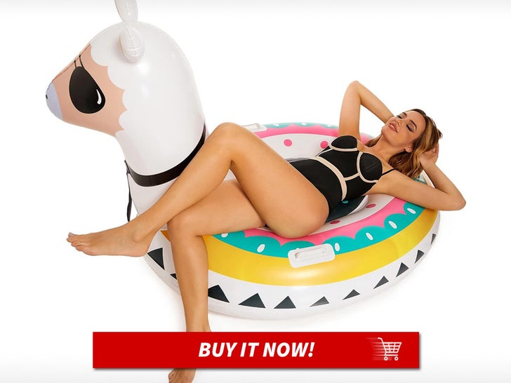 inflatable llama pool float