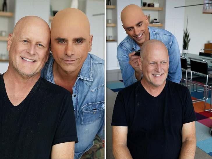 John Stamos usa boné careca em solidariedade a Dave Coulier, trollado online