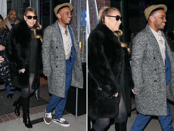 Mariah Carey Holds Hands With Anderson .Paak in Aspen