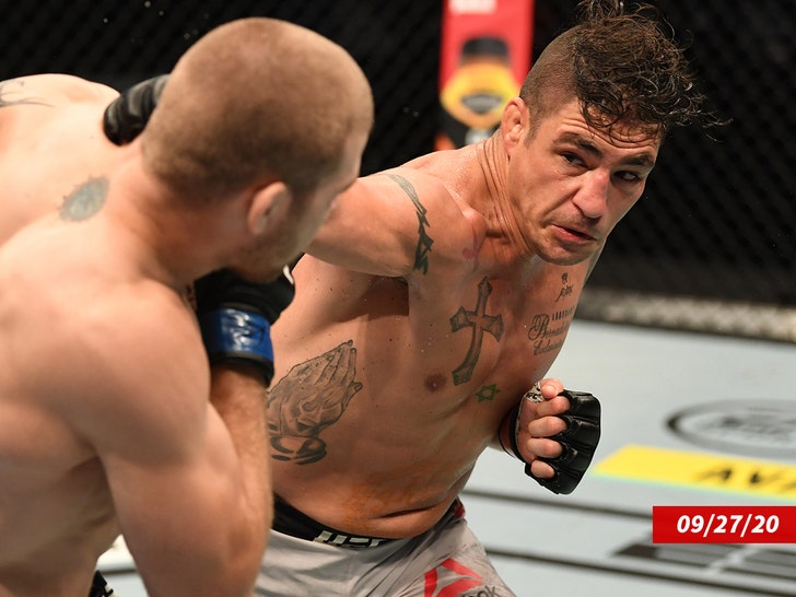 Ex-UFC star Diego Sanchez arrested for allegedly firing gun from moving vehicle