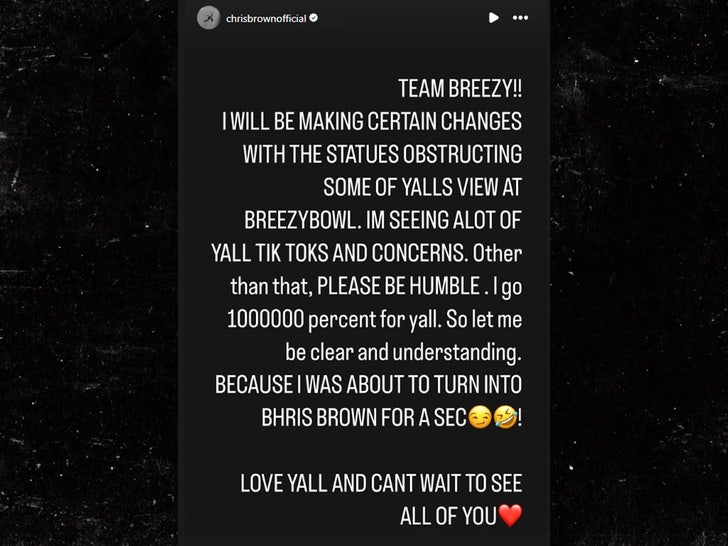 chris brown breezy statues sub instagram