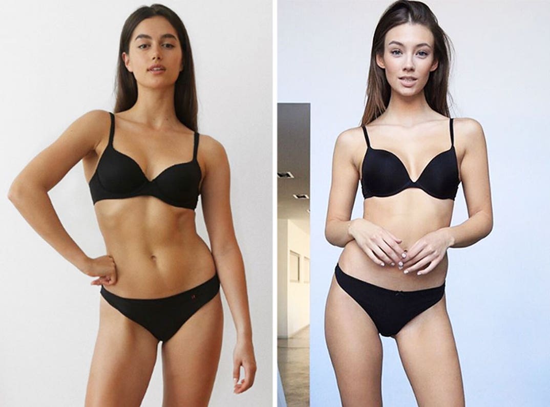 Maia Cotton (19) vs. Lorena Rae (24) -- VS Fashion Show Newbie Edition