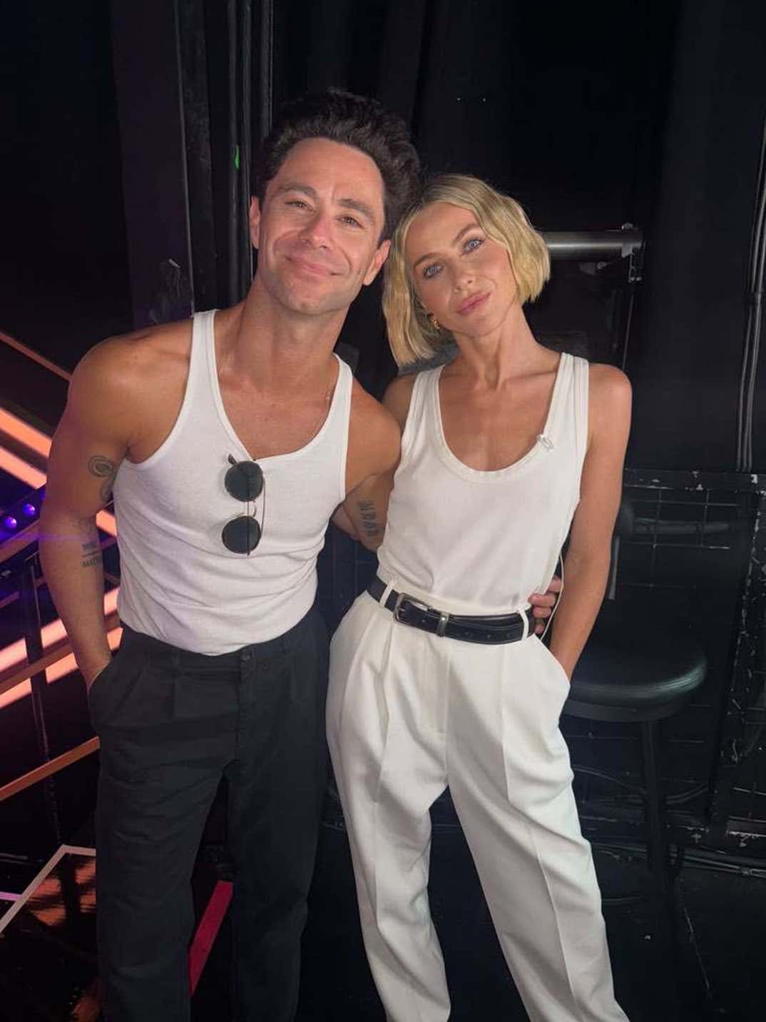 Sasha Farber vs. Julianne Hough -- Tank Top Twins Edition