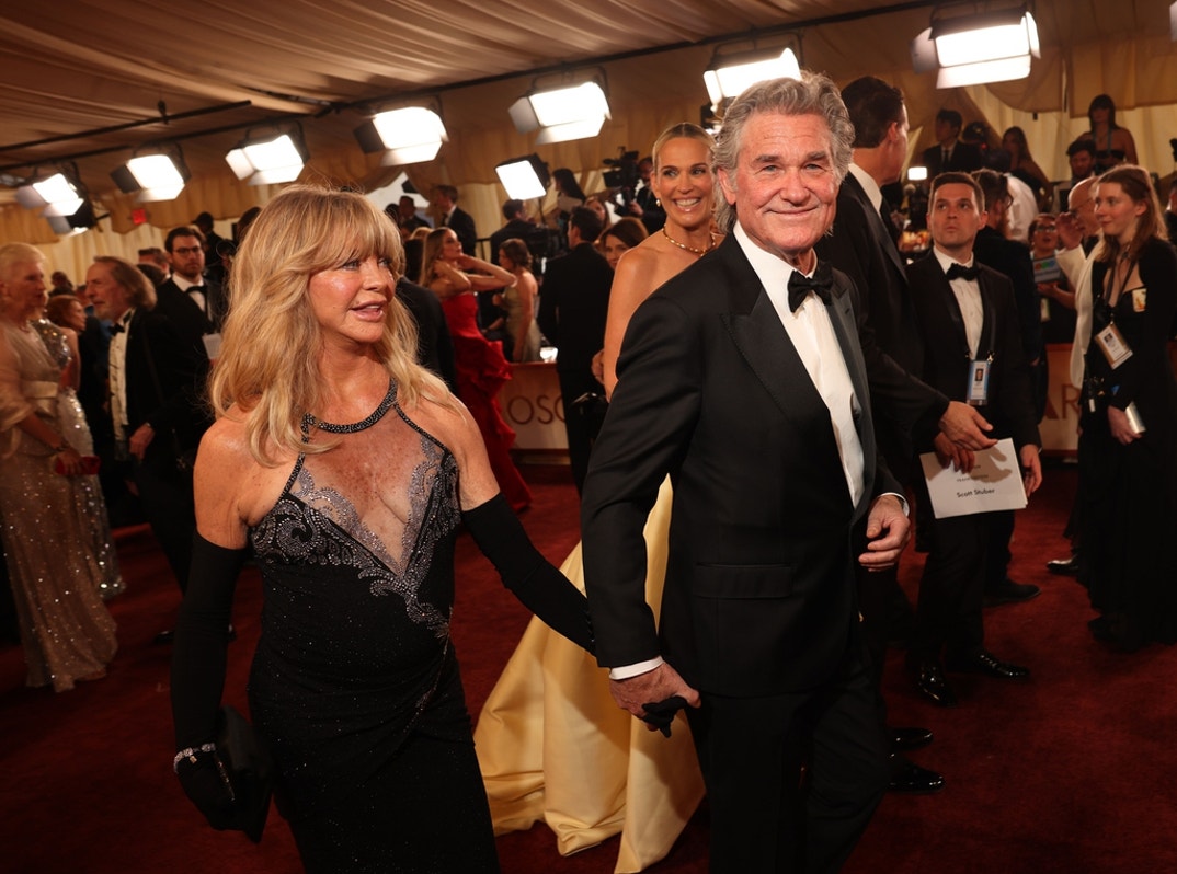 Goldie Hawn and Kurt Russell