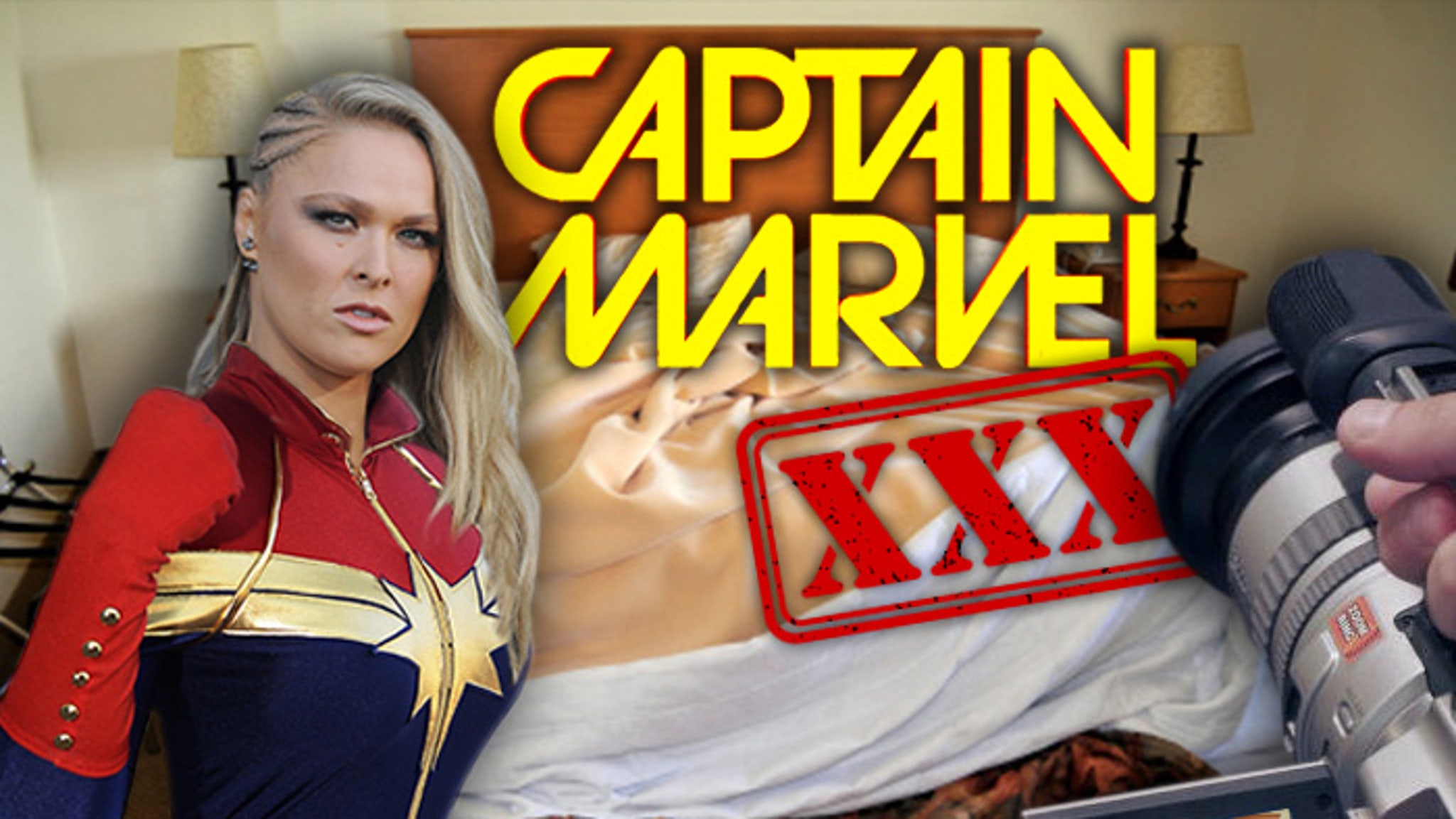 Ronda Rousey -- Gets First Shot to Be a Superhero ... But It's in a Porno