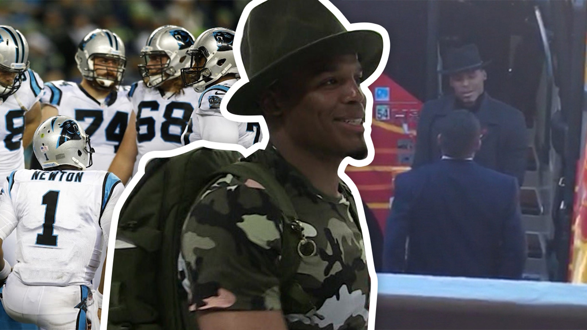 Cam Newton Confronted By Ron Rivera Over Dress Code Violation.