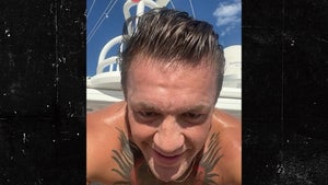 Conor McGregor Puts Bulge On Display During Underwear Workout On Yacht