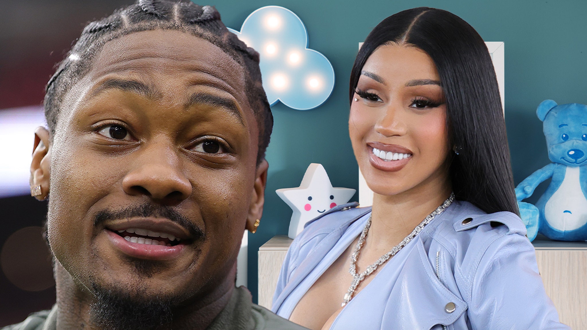 Stefon Diggs Hoping For Baby Boy With Cardi B, Considering Spanish Names