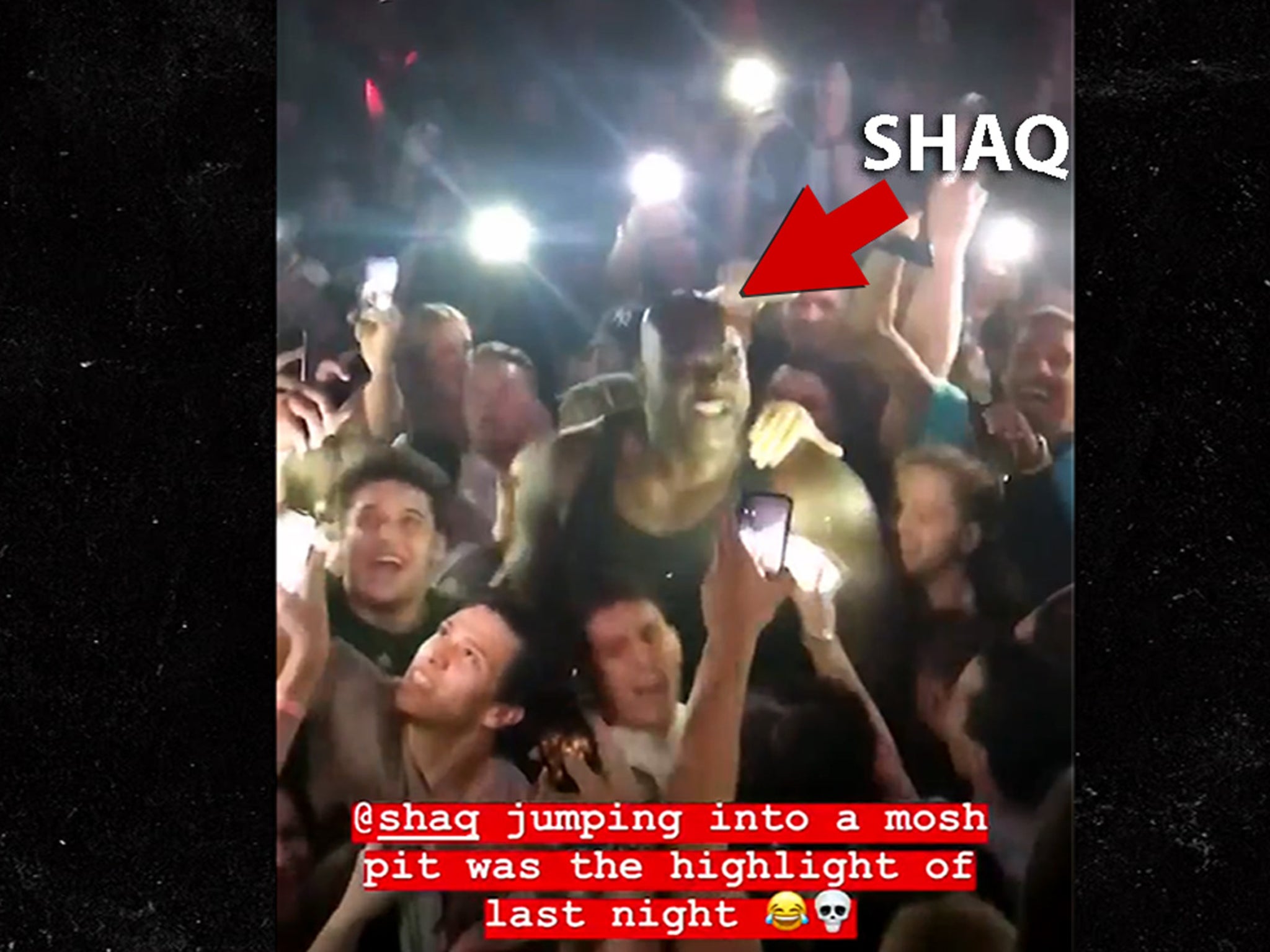 Shaq Jumps Into Nightclub Mosh Pit, Dances His Face Off!!