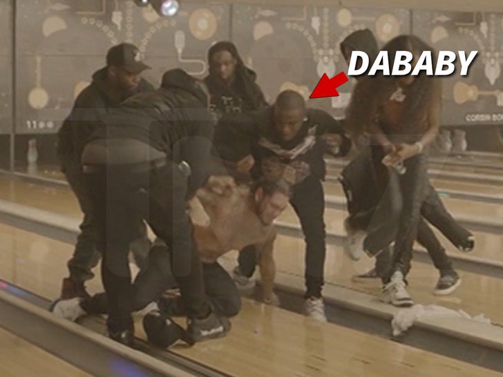 DaBaby and Crew Attack DaniLeigh's Brother at Bowling Alley