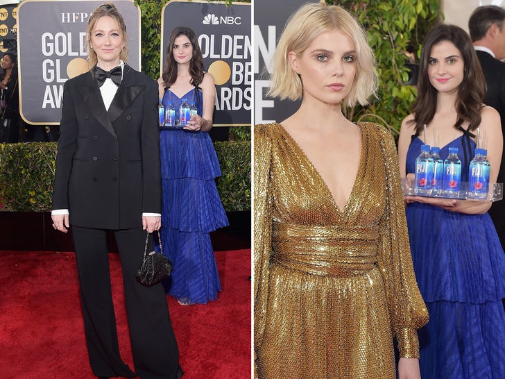 Kelleth Cuthbert was only trying to do her job as a water rep. at the 2019 Golden Globes ... but after her now infamous photobombs behind some huge stars she will be forever known as the "Fiji Water Girl!"