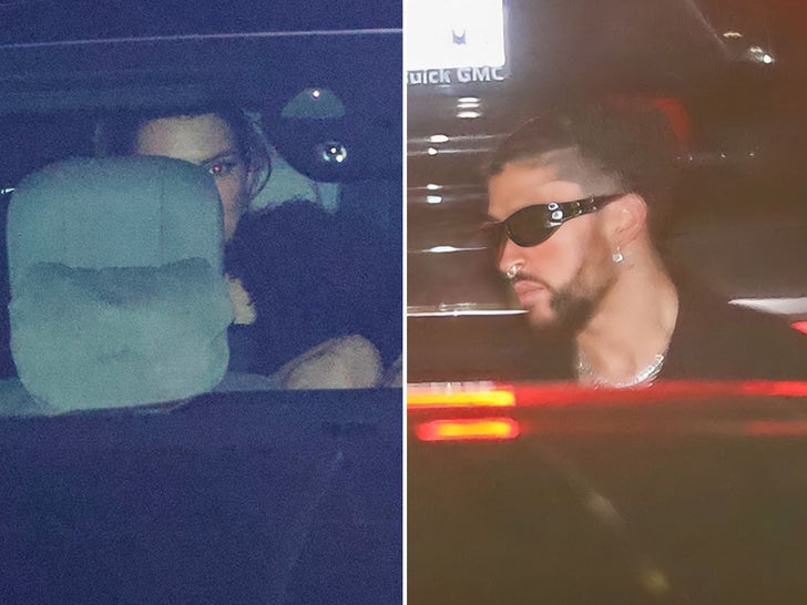Bad Bunny, Kendall Jenner Leave Oscars After-Party in Same Car