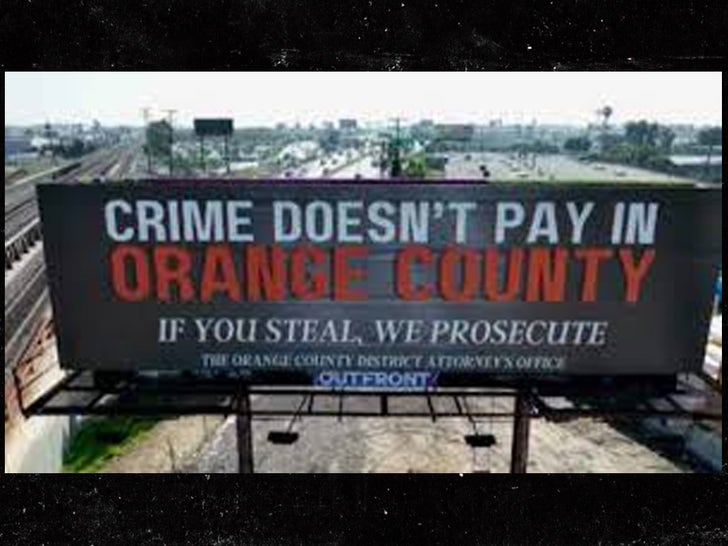 crime doesnt pay orange count sign