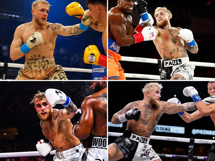 Jake Paul Fight Photos