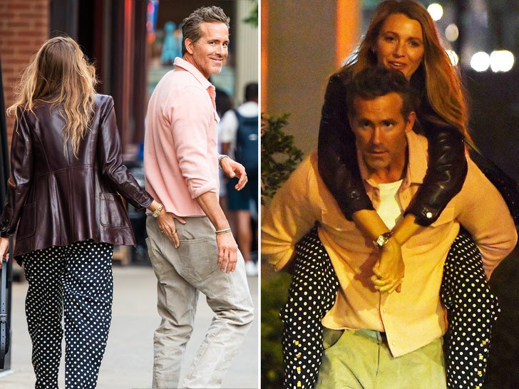 Blake Lively And Ryan Reynolds Pack On The PDA In NYC