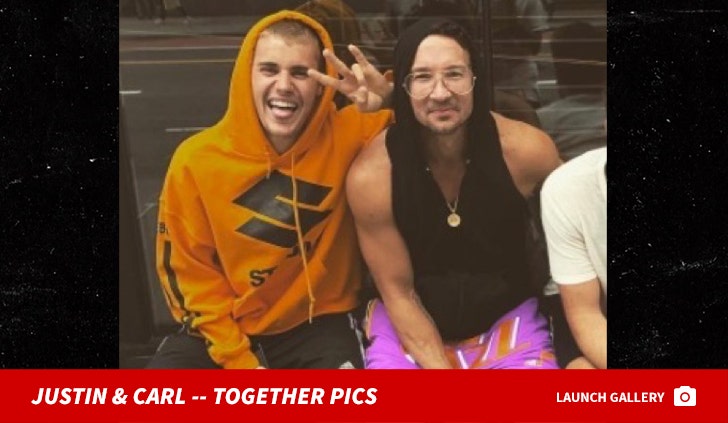 Justin Bieber and Carl Lentz -- Together Pics