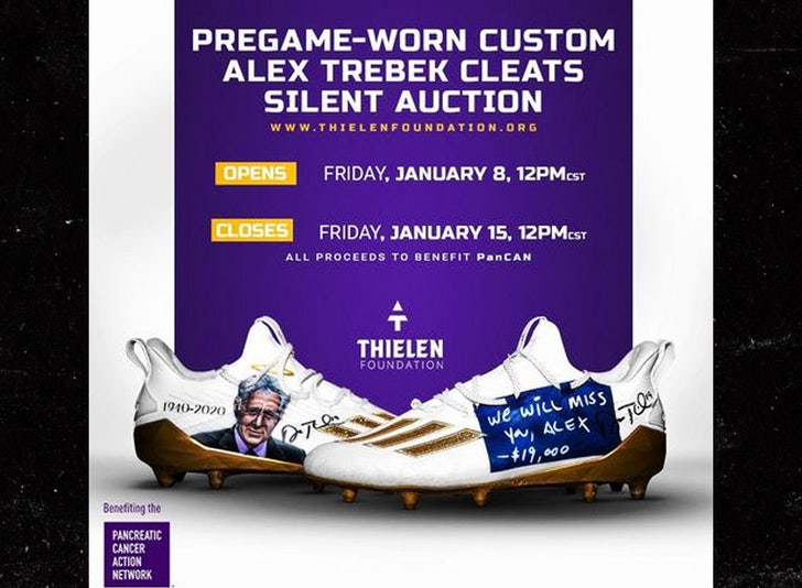 Vikings' Adam Thielen Wears Alex Trebek Cleats In Homage