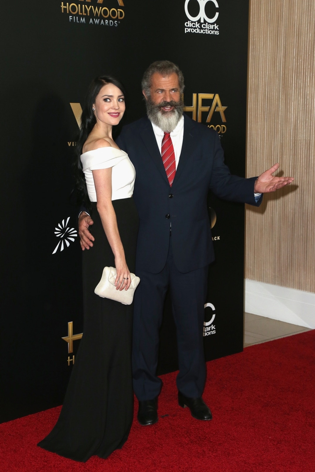 Mel Gibson and Rosalind Ross Happier Times 3