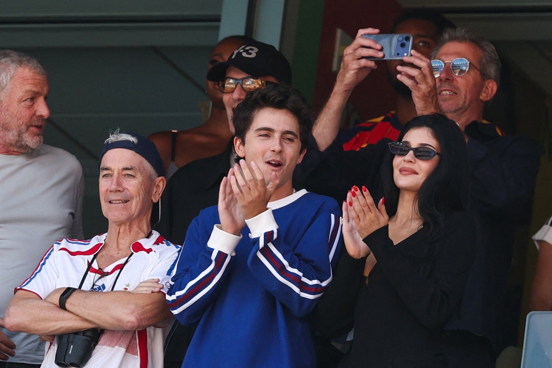 Marc Chalamet, Timothee Chalamet, and Kylie Jenner