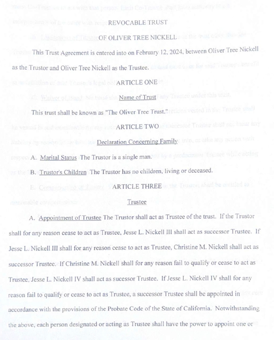 Oliver Tree Petition To Administer Estate 3