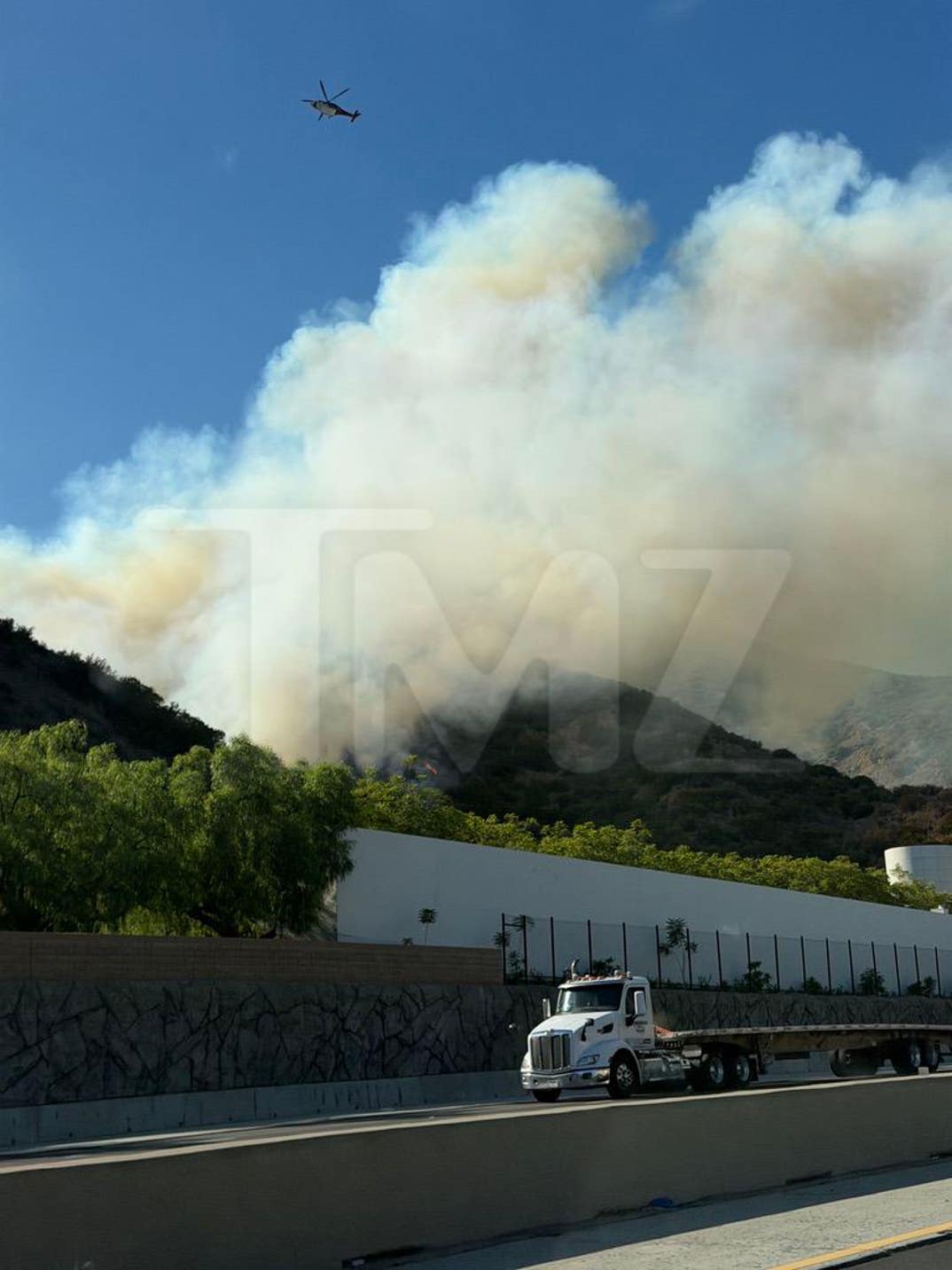 Large Brush Fire Near Getty Center 2