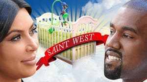 Kim and Kanye -- Our Kid's a Saint!!!