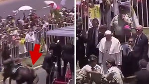 Pope Francis Stops Procession in Chile to Help Police Officer Who Fell Off Her Horse