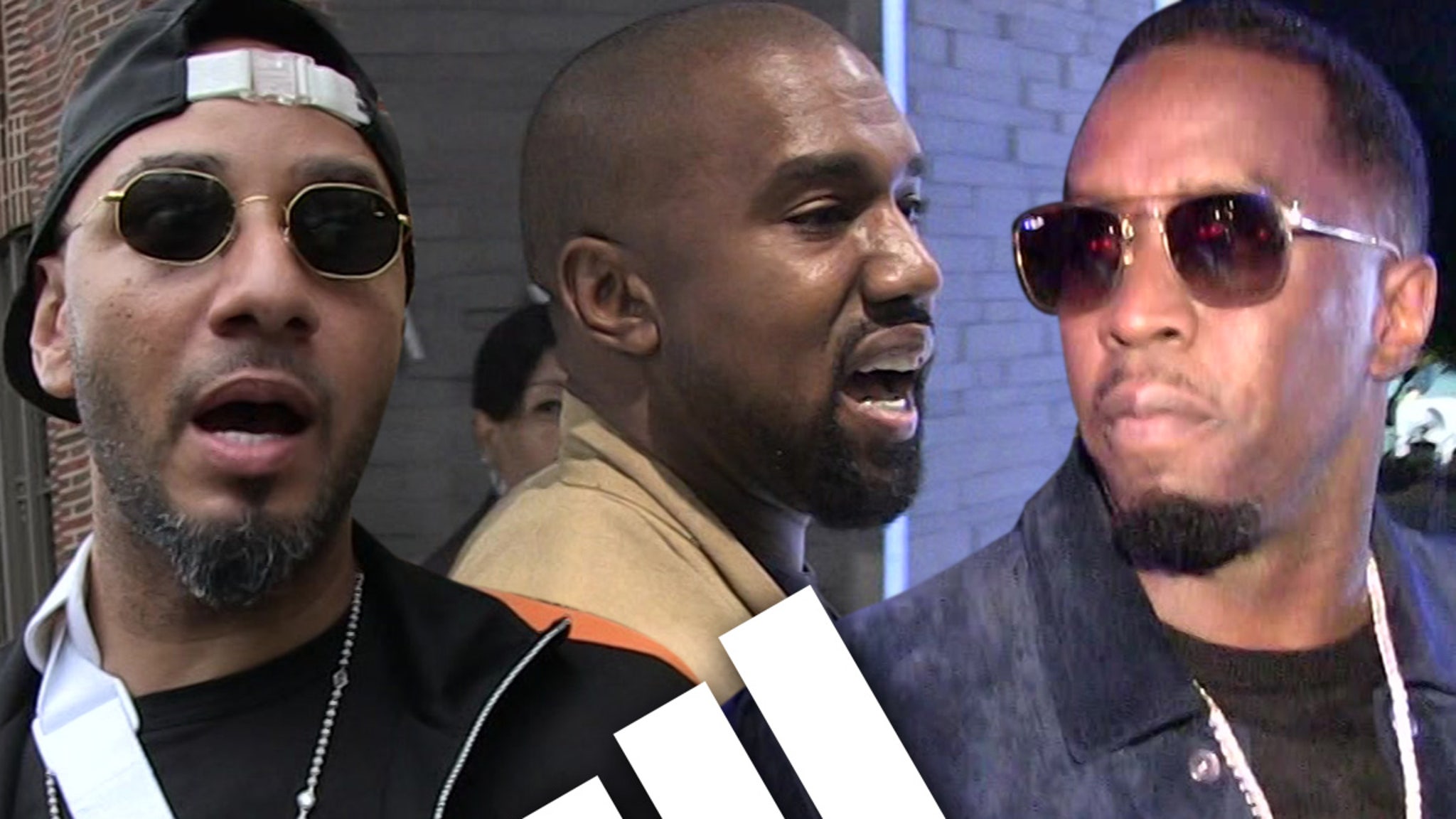 Diddy and Swizz Beatz Defend Kanye West, Boycott Adidas thumbnail
