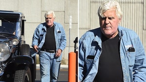 Jay Leno Cruising in Vintage Bentley and Back Onstage at Comedy Club