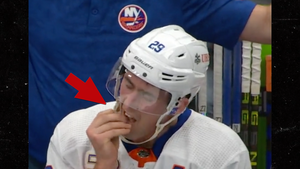 Islanders Star Brock Nelson Pulls Tooth Out During Hockey Game