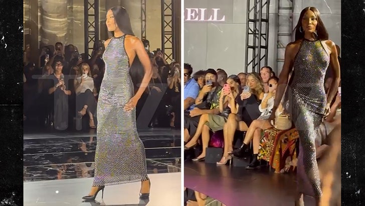 Naomi Campbell takes over NYFW with iconic '90s fashion designs