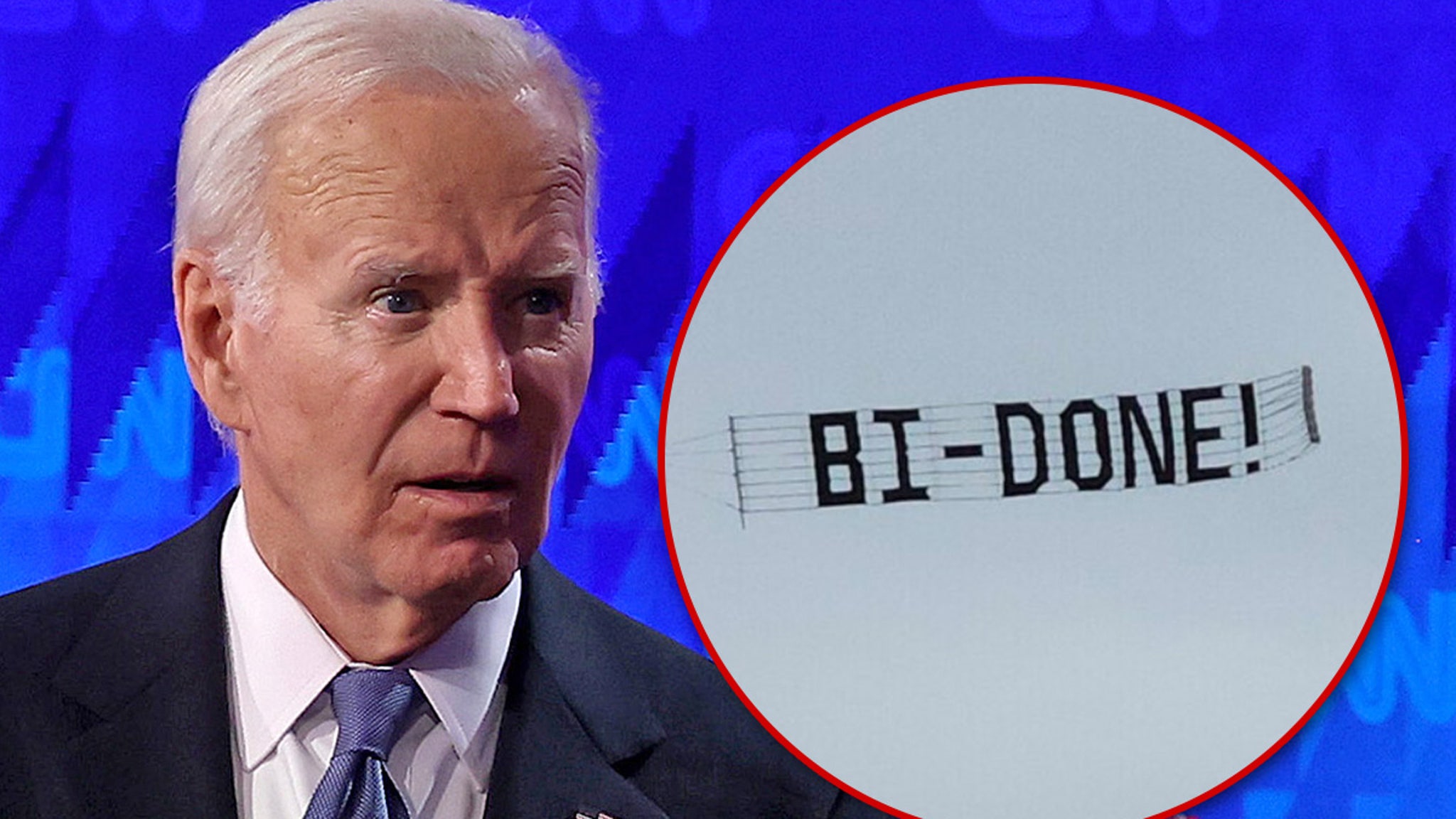 Biden Holds Fundraiser as Bi-Plane Flies Overhead with Sign ‘BI-DONE!’