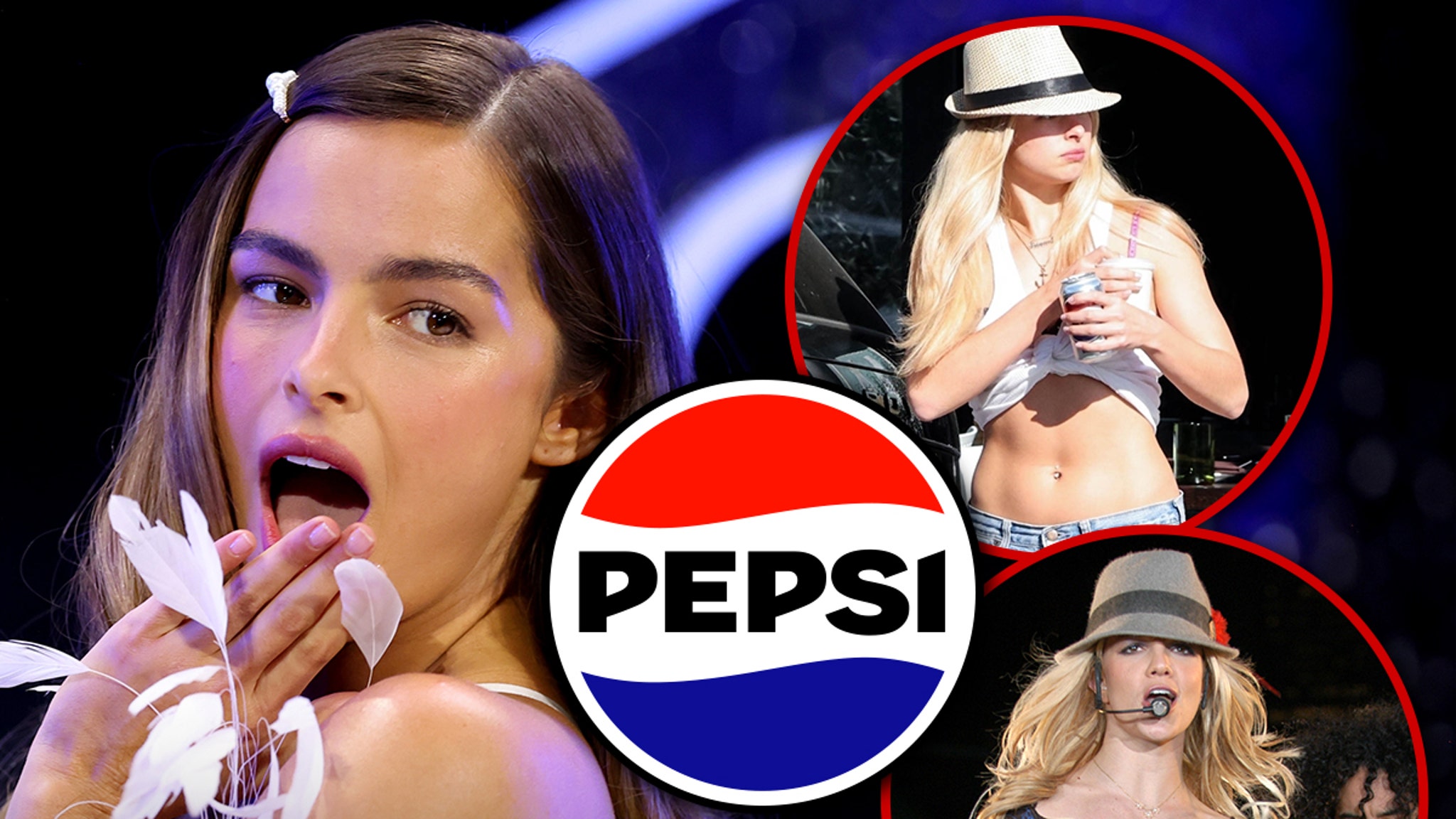 Addison Rae Channels Britney Spears, Pepsi Included, in Racy Day Look