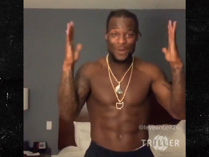 Steelers Le'Veon Bell is jacked