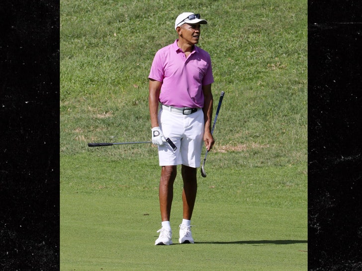 barack obama golfing