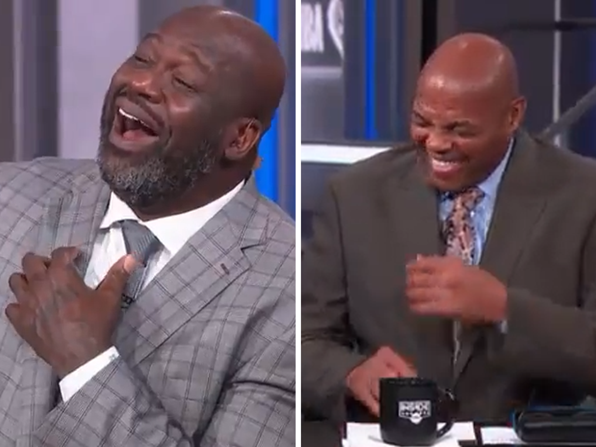 Who He Play For? Chuck vs Shaq - Inside the NBA 