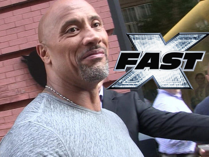 the rock Fast X movie