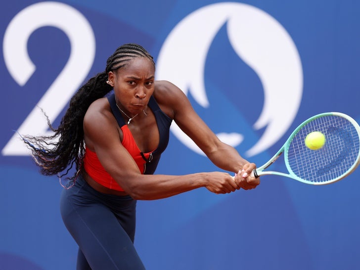 Coco Gauff On The Court