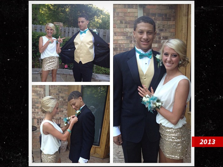 patrick brittany mahomes 2013 prom instagram sub