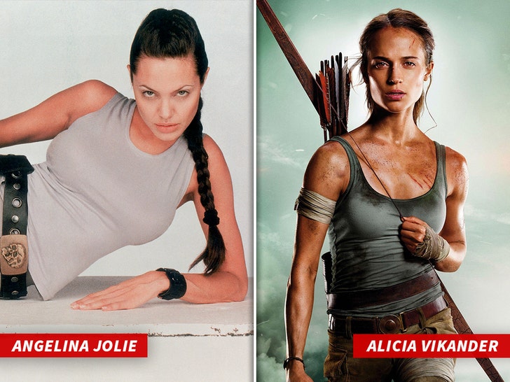 angelina jolie alicia vikander lara croft sub getty alamy divisa