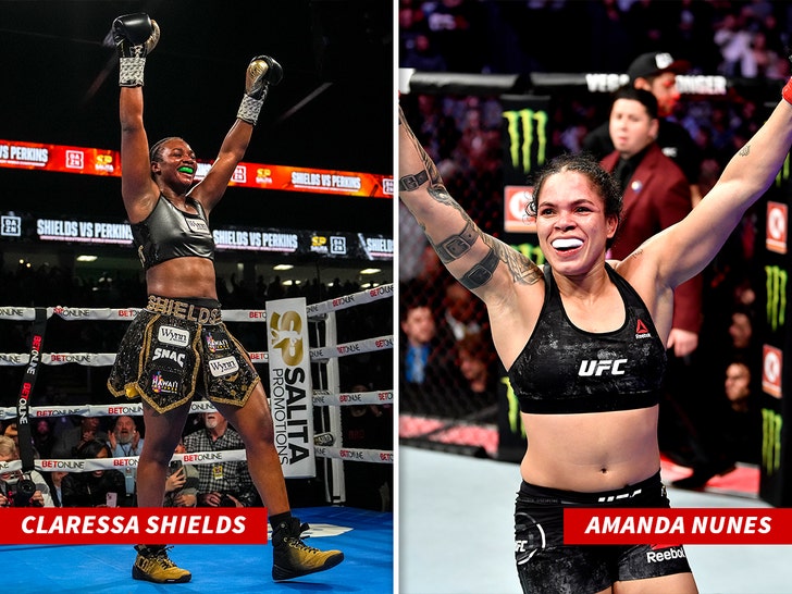 claressa sheilds and Amanda Nunes getty 2