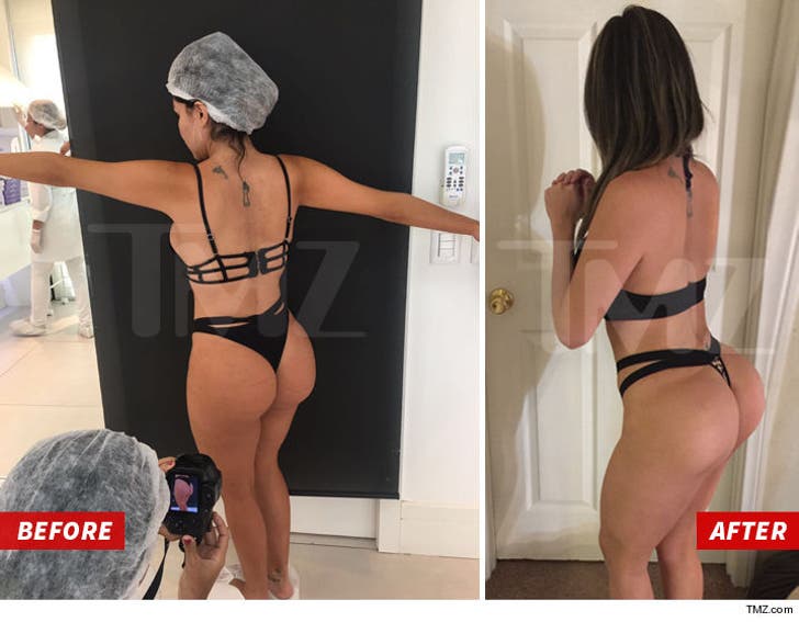 Kim Kardashian's famous ass just got jacked by Liziane Gutierrez ... w...