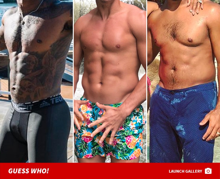 Ripped NFL Abs -- Guess Who!
