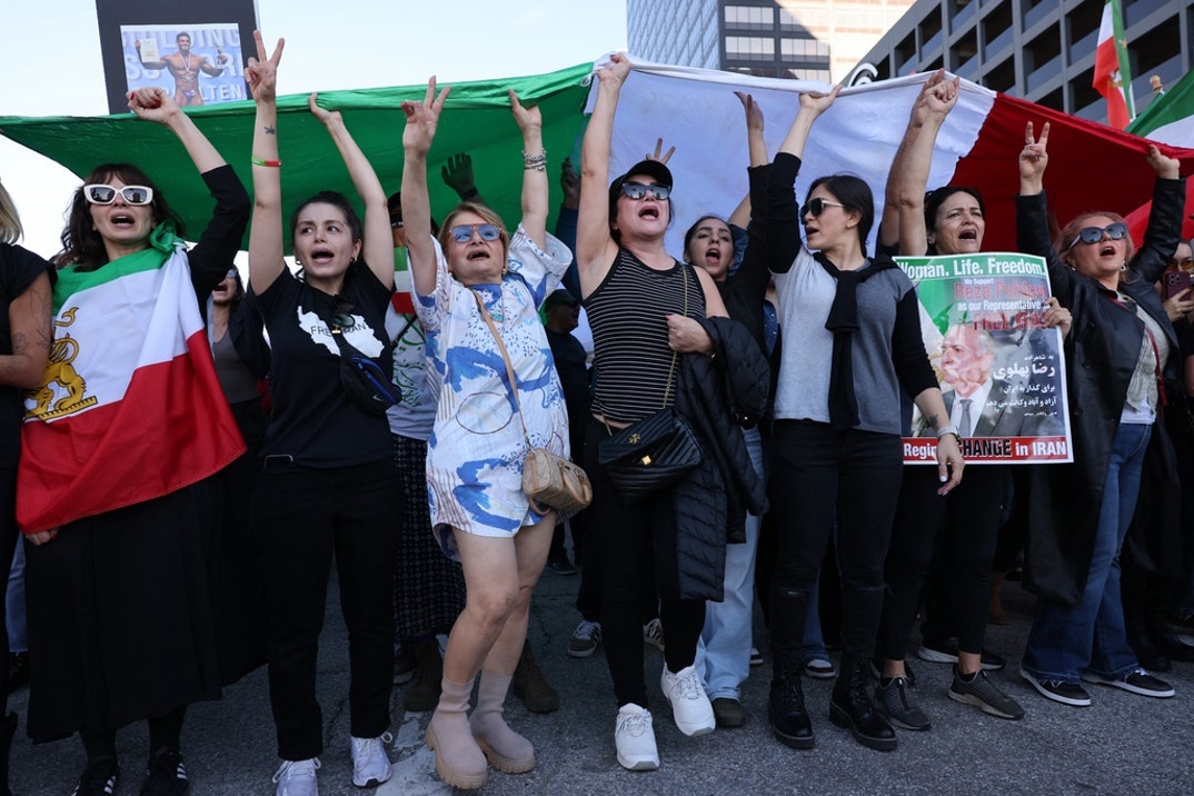 Free Iran Protest Los Angeles 6
