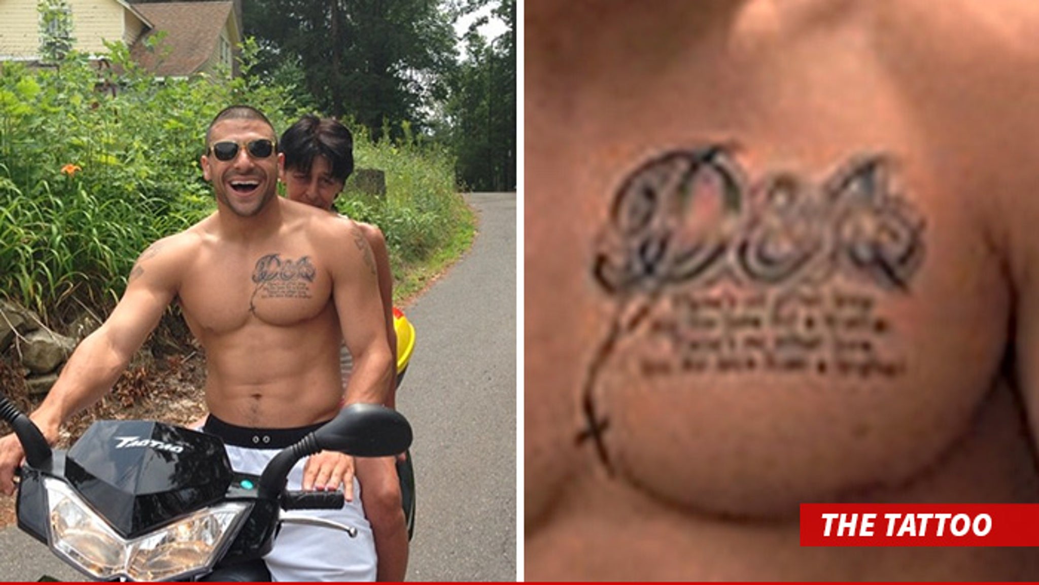 Prosecutors argue Aaron Hernandez's chilling tattoos tell the tale of a  double killing - FanBuzz