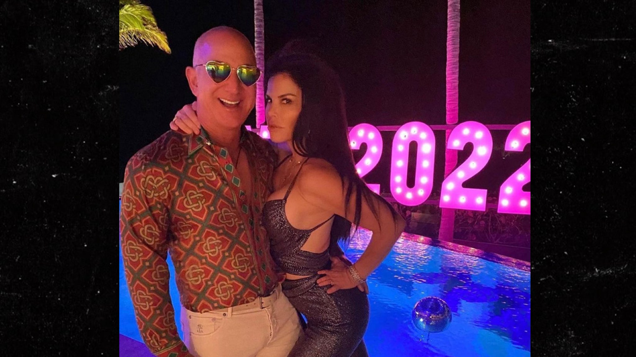 Lauren Sanchez and Jeff Bezos Celebrate New Year at Disco Party In St. Barts thumbnail