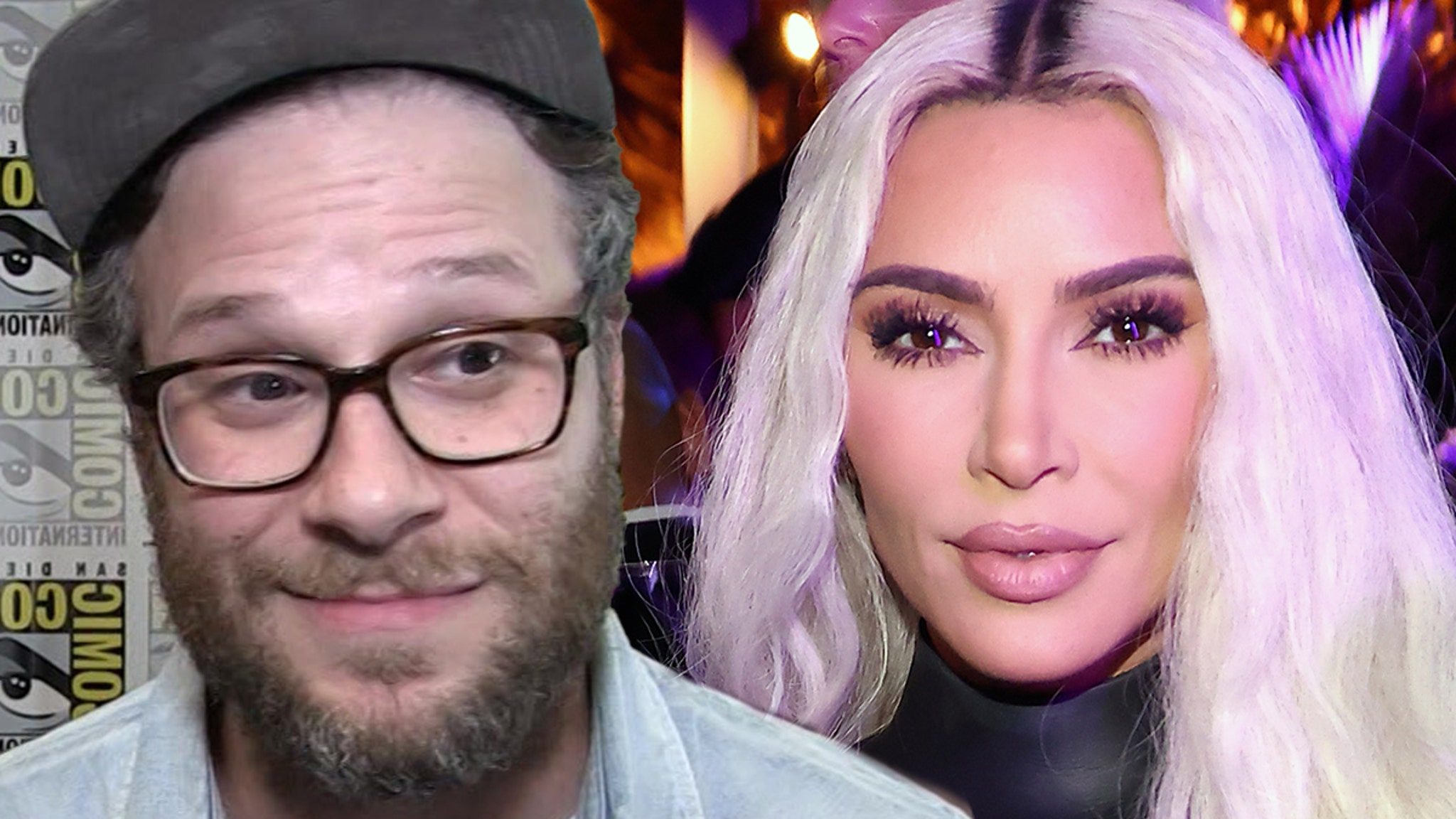 Seth Rogen Jokes About Kim Kardashian’s Absence at Women In Entertainment Breakfast thumbnail