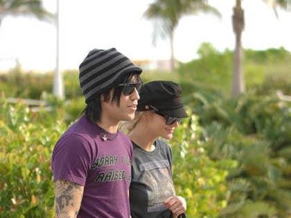 Pete Wentz and Ashlee Simpson