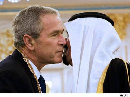 George Bush and the Saudi King